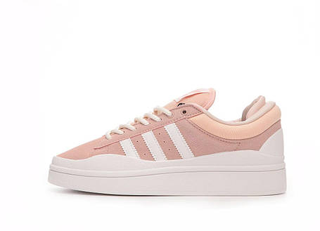 Жіночі Кросівки Adidas Campus x Bad Bunny Pink White / Адідас Кампус Бед Банні Рожеві з Білим, фото 1