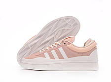 Жіночі Кросівки Adidas Campus x Bad Bunny Pink White / Адідас Кампус Бед Банні Рожеві з Білим, фото 3