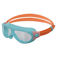 Очки-полумаска для плавания детские YINGFA J668AF цвет голубой-оранжевый dl