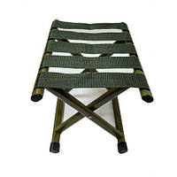 Складной стул для пикника и рыбалки без спинкой 40 см C-2