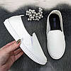 Мокасини жіночі білі еко-шкіра перфоровані SV 2224-5, фото 7