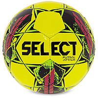 М'яч для футзала SELECT FUTSAL ATTACK V22 Z-ATTACK-YP колір жовтий-рожевий dl