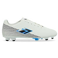 Бутсы футбольная обувь DIFFERENT SPORT SG-301309-3 размер 45 цвет белый-голубой dl