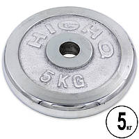 Диски (диски) хромовані HIGHQ SPORT TA-1452-5S 30 мм 5 кг хром dl
