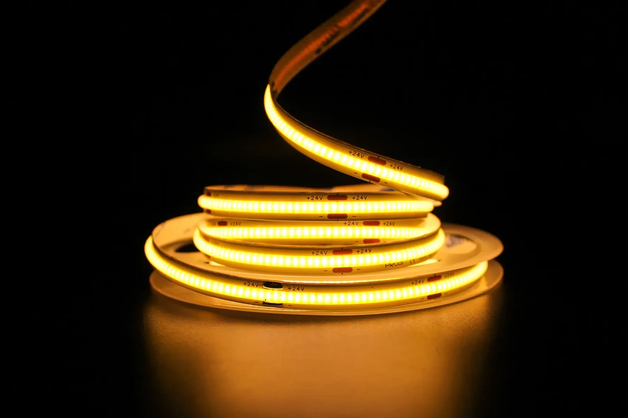 Світлодіодна стрічка СОВ PROLUM 24V 480 LED Тепло-Білий (2800-3200K), негерметична.Котушка, ціна за 1 метр