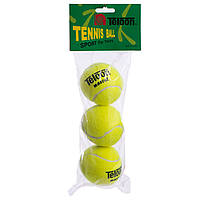 Мяч для большого тенниса TELOON MASCOT T801 3шт салатовый dl