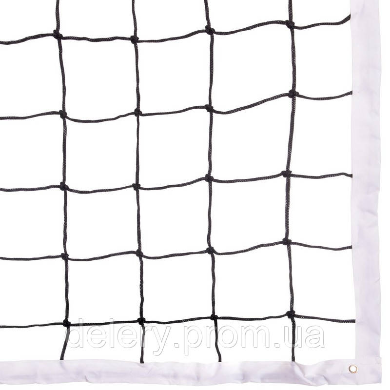 Сетка для волейбола MIK C-6390 9,5x1,0м черный-белый dl - фото 4 - id-p2189881036