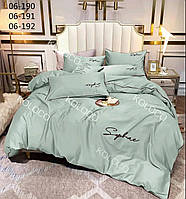 Постельное белье мятное сатин семейное комплект постельного белья Koloco