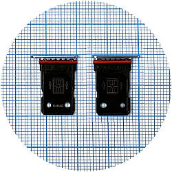 Тримач SIM карти OnePlus 9R (блакитний на 2 SIM)