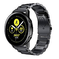 Ремешок BeWatch стальной 20 мм для Samsung Galaxy Active Черный (1110401) PK, код: 1253738