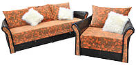 Комплект Ribeka Стелла диван и 2 кресла Песочный (03C02) TV, код: 6491887