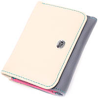 Стильний гаманець для дівчат із натуральної шкіри ST Leather 22495 Різнобарвний se