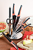 Набір ножів з нержавіючої сталі Edenberg 8 предметів із підставці, що обертається, фото 2