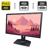 Монітор Б-класс Dell P2412Hb / 24" (1920x1080) TN / USB, VGA, DVI / VESA 100x100 + Кабелі (VGA, DVI на вибір) та живлення в