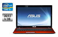 Ноутбук Б-класс Asus K53S/ 15.6" (1366x768)/ Core i3-2310M/ 4 GB RAM/ 120 GB SSD/ GeForce GT 520MX 1GB