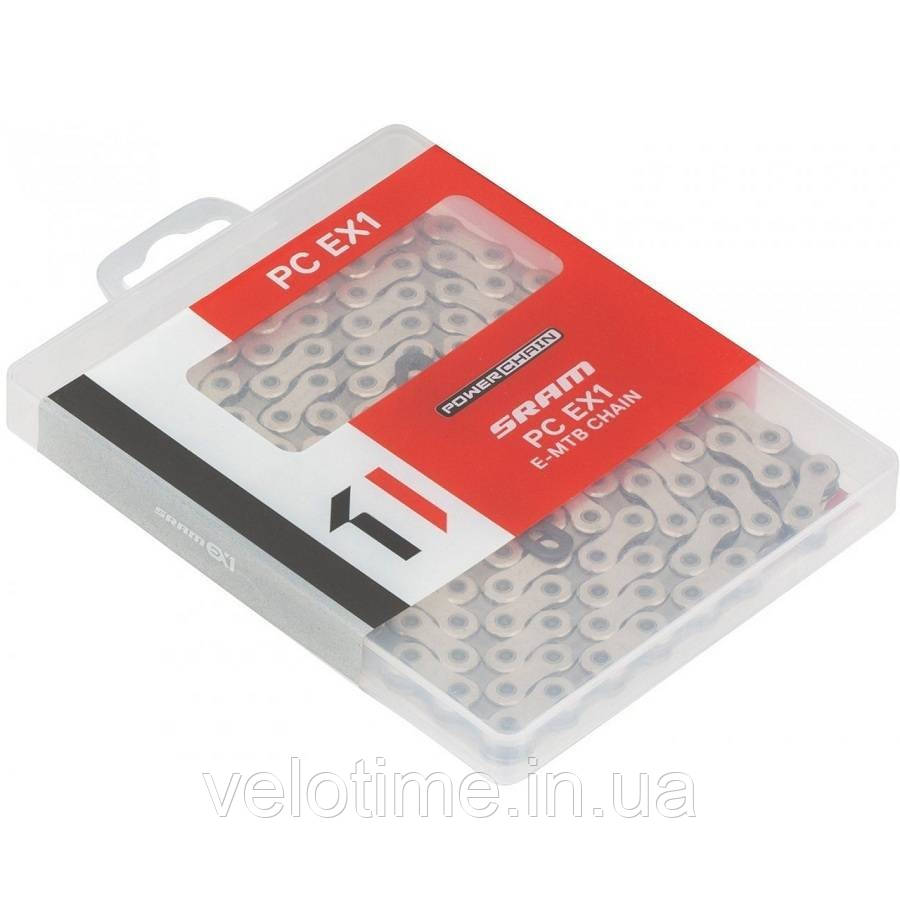 Ланцюг SRAM PCEX1 144лнк. 10шв. 1 шт (сріблястий), фото 1
