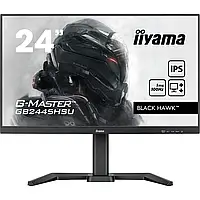 Монітор ігровий 23.8" IPS Iiyama GB2445HSU-B1 безрамковий/поворотний екран Чорний