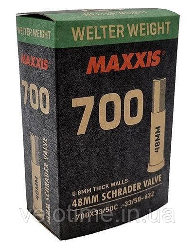 Камера Maxxis Wellter Weight (700x33-50 AV 48мм), фото 1
