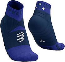 Шкарпетки спортивні для бігу Compressport Ultra Trail Socks V2.0 Low, Dazz Blue/Blues, T2 (39-41)