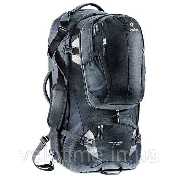 Рюкзак Deuter Traveller 70 + 10 (black-silver), фото 1