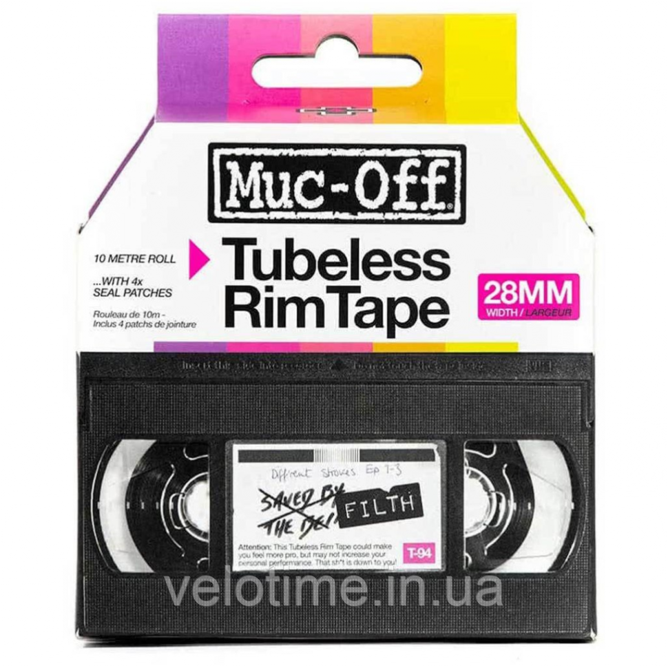 Стрічка для безкамерки Muc-Off TUBELESS TRAK (10m-17mm), фото 1
