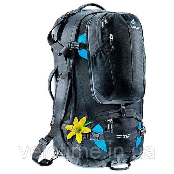 Рюкзак Deuter Traveller 60 + 10 SL (black-turquoise)
