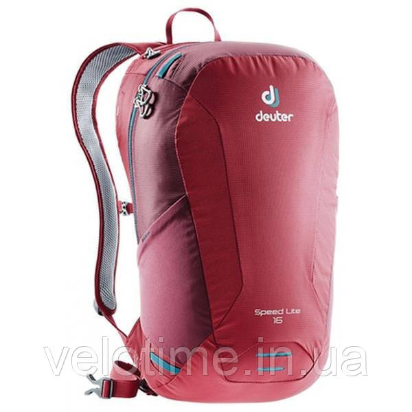 Рюкзак Deuter Speed Lite 16 з поясним ременем (cranberry-maron )