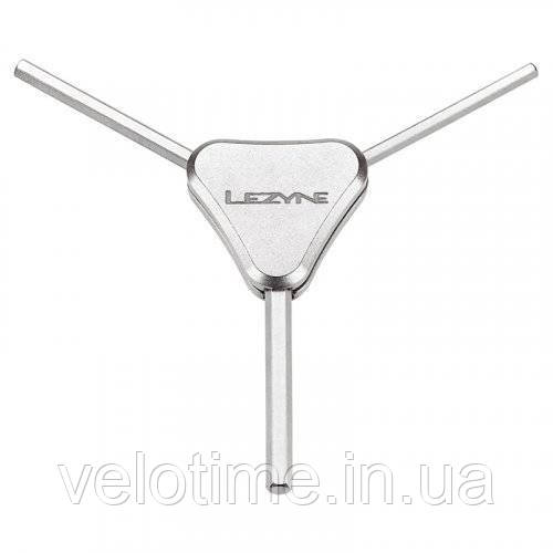 Ключ шестигранний Lezyne 3 WAY 2 /2.5 /3 мм (сріблястий Y13)