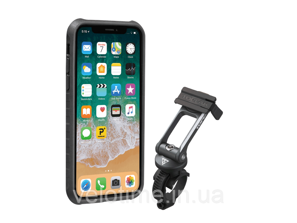 Чохол для телефону Topeak RideCase iPhone X /XS (чорний-сірий)