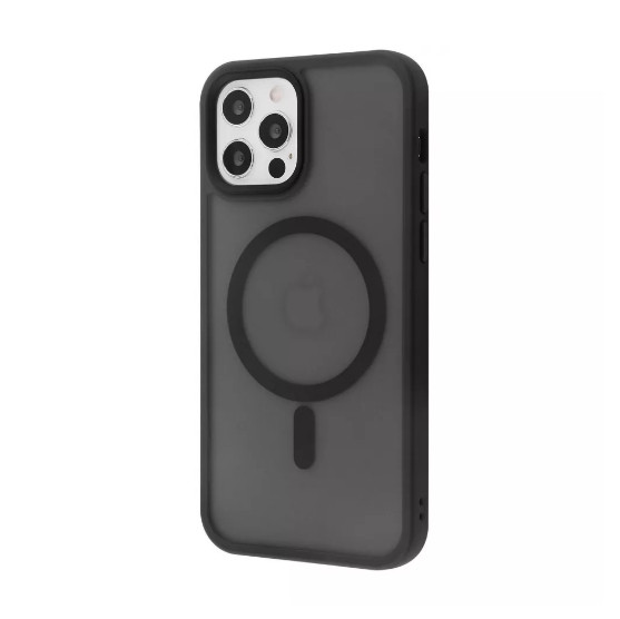 Чохол-накладка для телефону WAVE Matte Insane Case with Magnetic Ring - iPhone  12/12 Pro black (451110001)