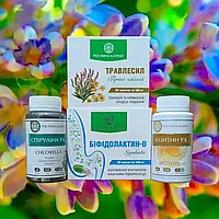 Программа восстановления, Травлесил, Бифидолактин-D symbiotic, Спирулина Chlorella, Лецитин РК, Рослина