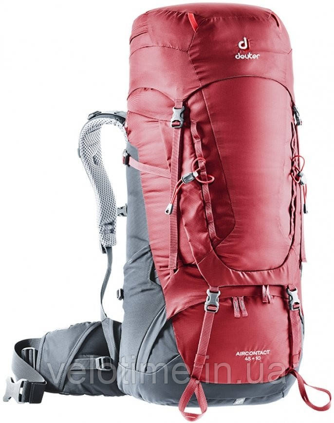 Рюкзак Deuter Aircontact 45 + 10 (cranberry-graphite)