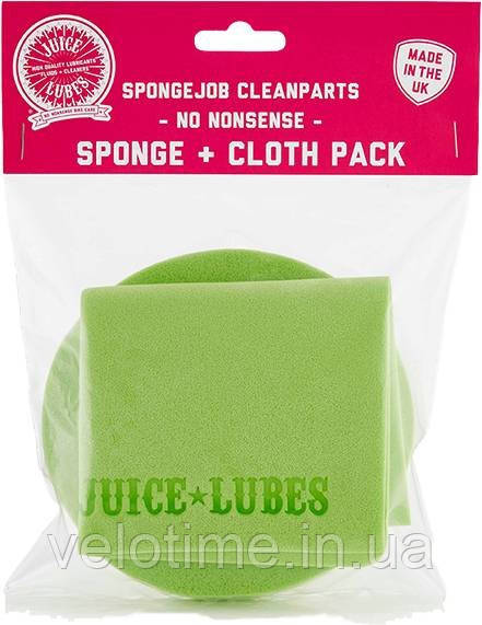 Губка Juice Lubes Sponge + Cloth Pack (зелений)