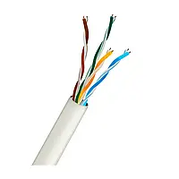 Кабель вита пара UTP CAT5E CU 0.5 PVC Indoor Kraft White 305m (33-00017)