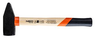 Молоток слюсарний Neo Tools 2000г 39.5см руків'я дерев'яне Baumar - Порадуй Себе