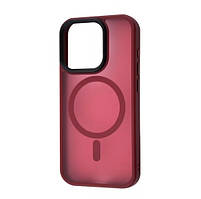 Чохол-накладка для телефону WAVE Matte Insane Case with Magnetic Ring - iPhone 15 Plus dark red (508350577)