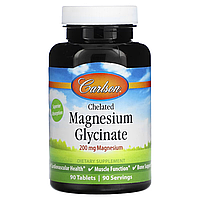 Магний Глицинат Chelated Magnesium Glycinate 200мг - 90 таб