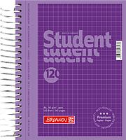 Блокнот Brunnen колледж-блок А6 на спирали в клетку 120 листов 90 г м2 Colour Code обложка Си KB, код: 1870404