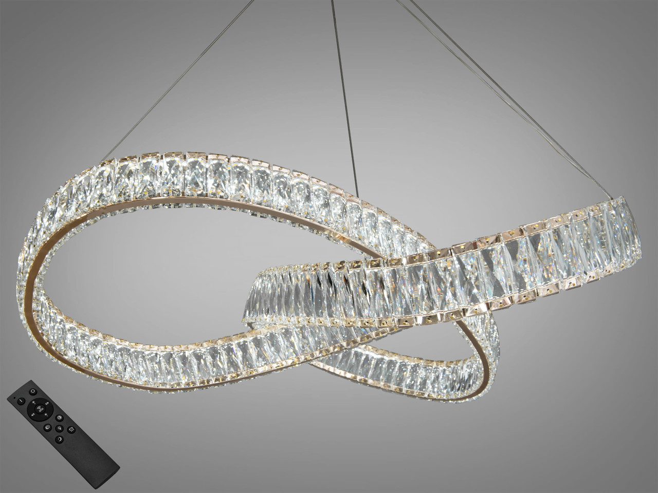 Кришталева світлодіодна люстра 536/800G, фото 1