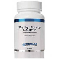 Фолиевая кислота Douglas Laboratories Methyl Folate (L-5-MTHF) 1000 mcg 60 Caps DOU-03762 FS, код: 7517688