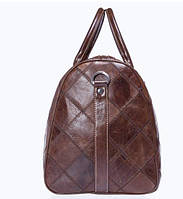 Дорожно-спортивная сумка Vintage 14752 Коричневая высокое качество