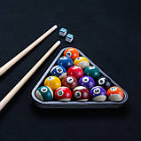 Стіл для більярду та настільного тенісу 3в1 inSPORTline Residento, 214 х 120 х 81 см - світле дерево, фото 5