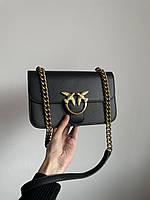 Pinko Classic Love Bag Bell Simply Black 24 x 15 x 7 см жіночі сумочки та клатчі гарна якість