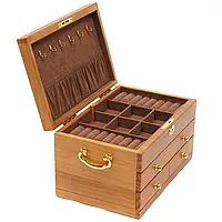 Подарункова коробка для ювелірних виробів 3 поверху Подарунковий футляр Намисто з годинника Bo+Hook