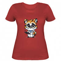 Женская футболка Красная панда доктор