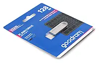 Флэш-накопитель GoodRam - USB 3.2 gen. 1 - UNO3 Silver - 128 ГБ