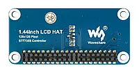 LCD TFT 1,44 &#039;&#039; 128x128px SPI - шляпа для Raspberry Pi 4/3 + / 3/2 / Zero - Waveshare 13891