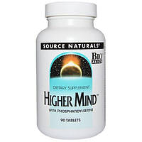 Комплекс для профилактики работы головного мозга Source Naturals Higher Mind 90 Tabs SNS-0001 KT, код: 7705911