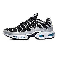 Кроссовки Nike Air Max TN Plus 3 Leather Black White (Нике Аир Мах)