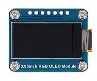 OLED IPS дисплей 0.96&#039;&#039; 64x128px - SPI - 65K RGB - для Raspberry Pi, Arduino, STM32 - Waveshare